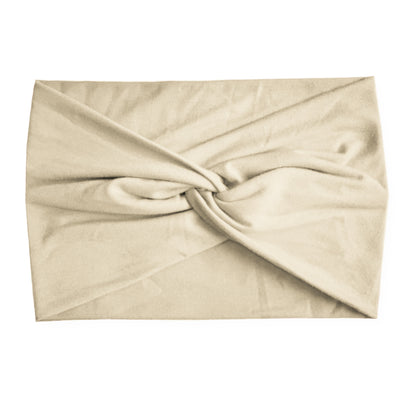 Fashion Women's Wide-brimmed Stretch Fabric Craft Cross Hair Band