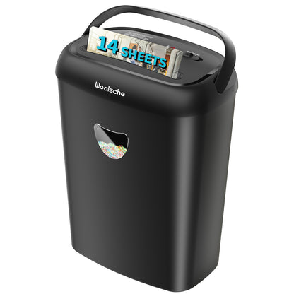 Sheet crosscut paper shredder