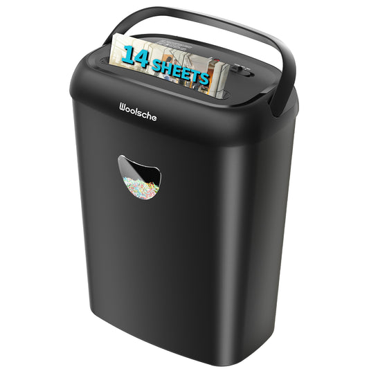 Sheet crosscut paper shredder