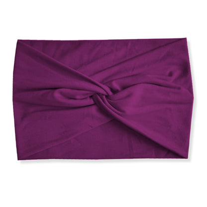 Fashion Women's Wide-brimmed Stretch Fabric Craft Cross Hair Band
