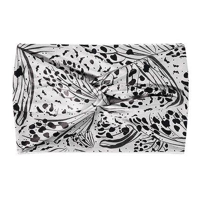 Fashion Women's Wide-brimmed Stretch Fabric Craft Cross Hair Band