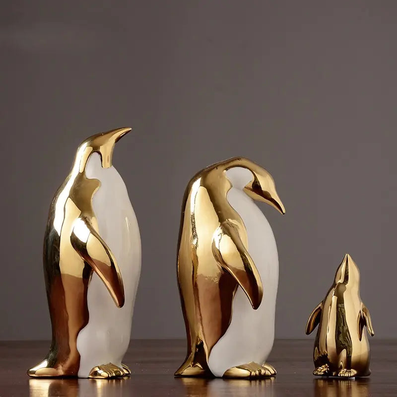 Adorable penguin figurine for charming home decor