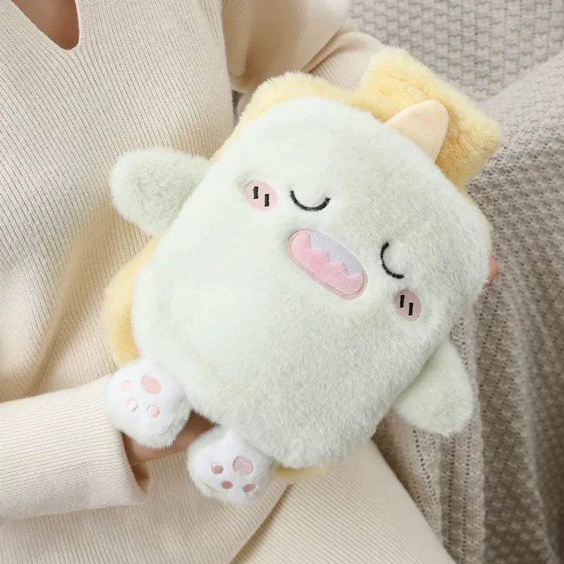 Cute plush hot water bag for warmth and comfort