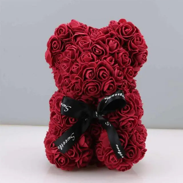 Floral Embrace Rose Teddy - a unique and charming gift