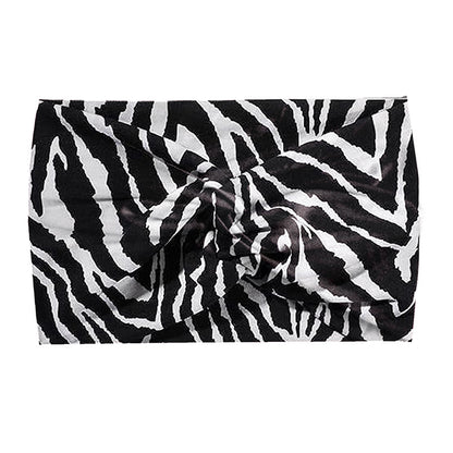 Fashion Women's Wide-brimmed Stretch Fabric Craft Cross Hair Band