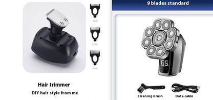 Electric head shaver for men