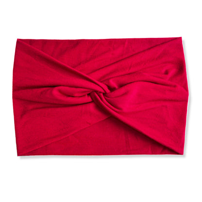 Fashion Women's Wide-brimmed Stretch Fabric Craft Cross Hair Band