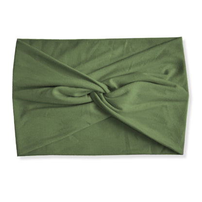 Fashion Women's Wide-brimmed Stretch Fabric Craft Cross Hair Band