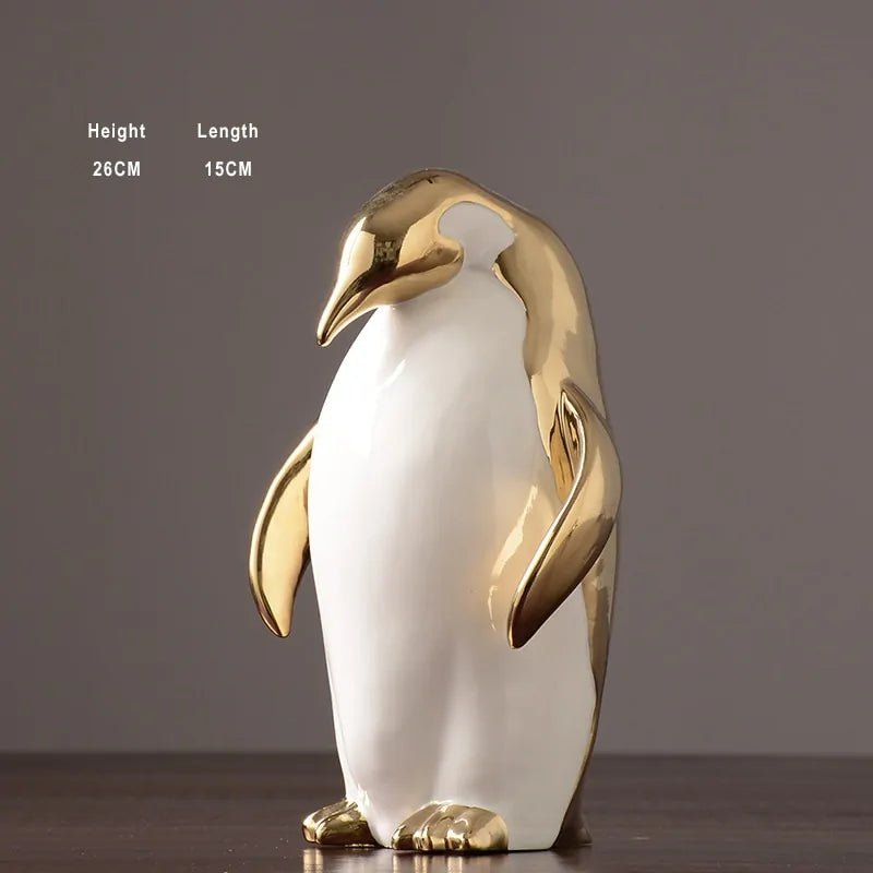 Adorable penguin figurine for charming home decor