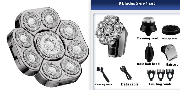 Electric head shaver for men