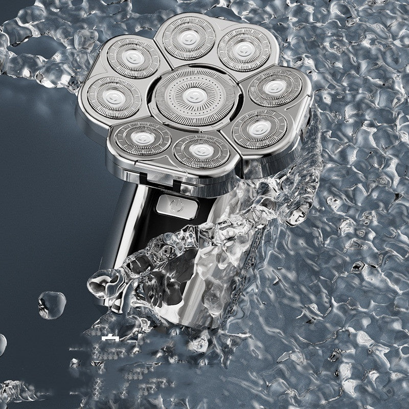 Electric head shaver for men