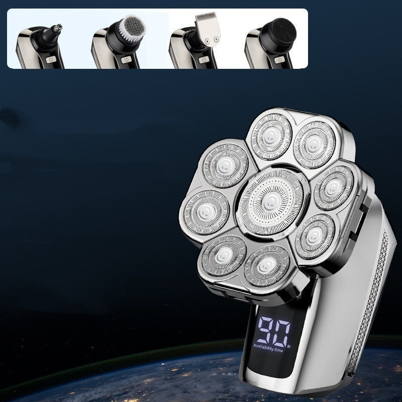 Electric head shaver for men