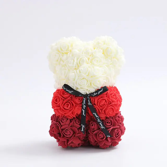 Floral Embrace Rose Teddy - a unique and charming gift