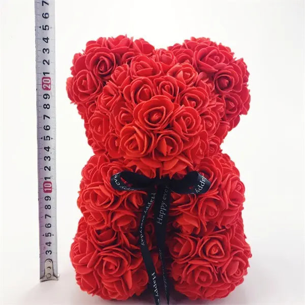 Floral Embrace Rose Teddy - a unique and charming gift