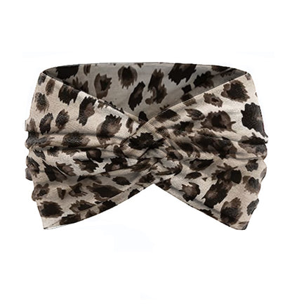 Fashion Women's Wide-brimmed Stretch Fabric Craft Cross Hair Band