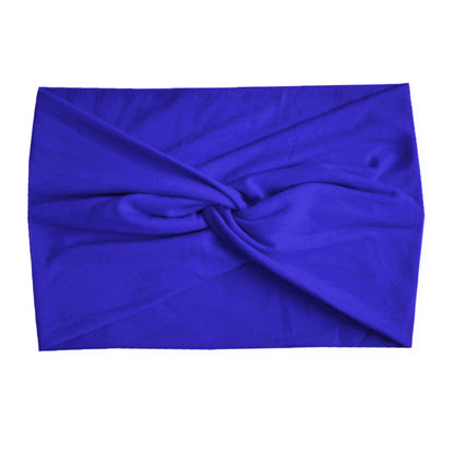 Fashion Women's Wide-brimmed Stretch Fabric Craft Cross Hair Band