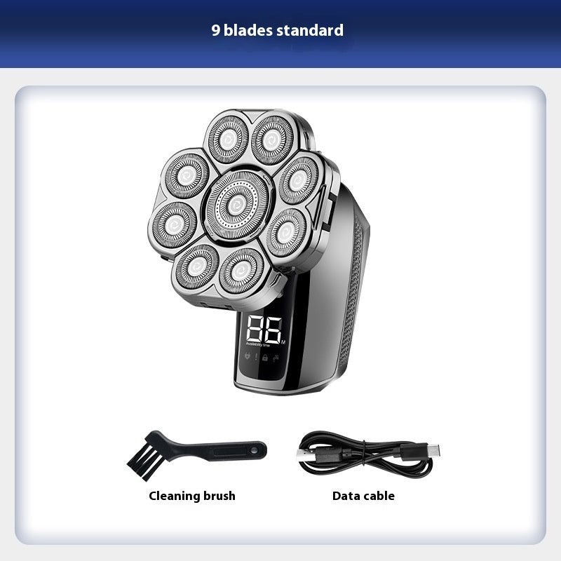 Electric head shaver for men