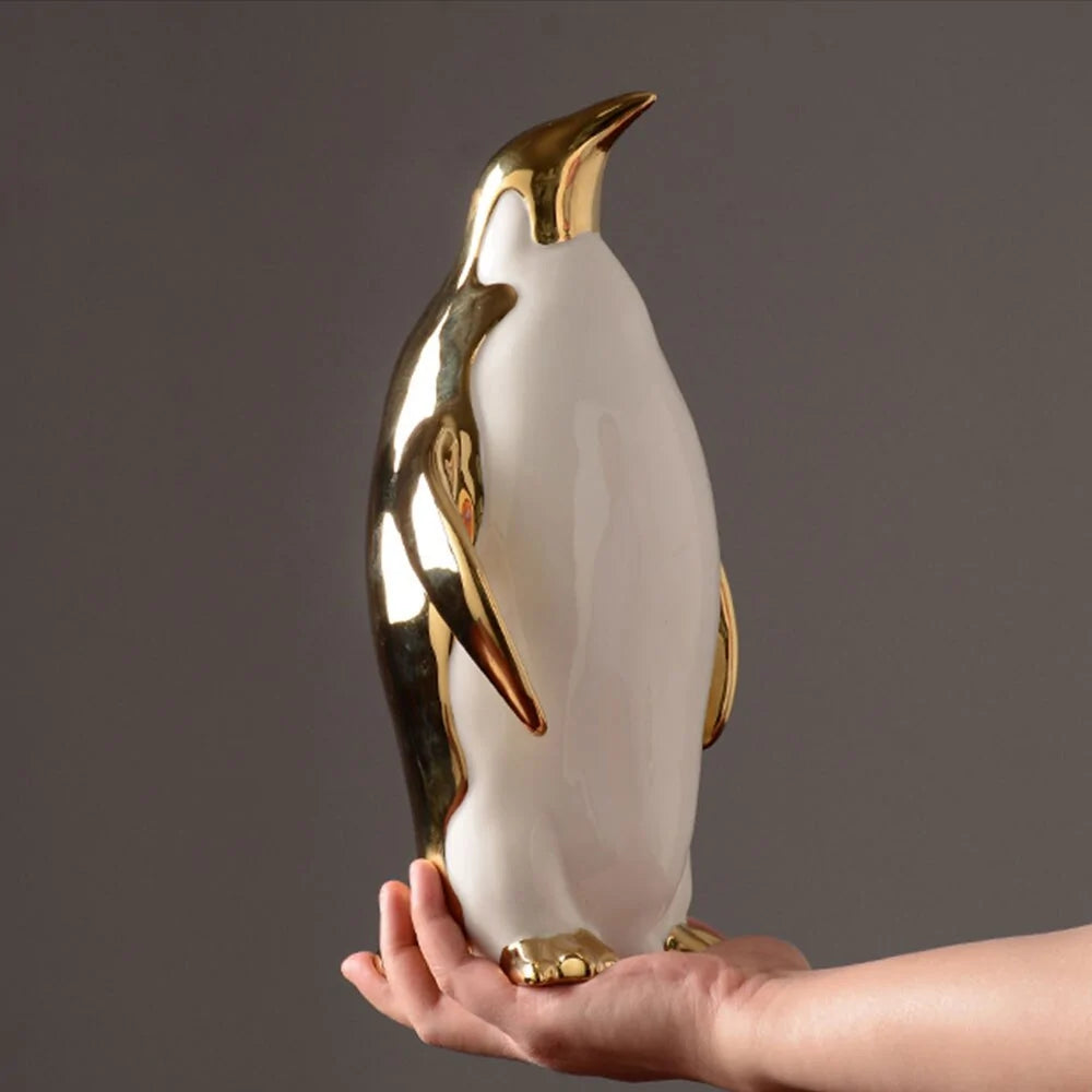 Adorable penguin figurine for charming home decor