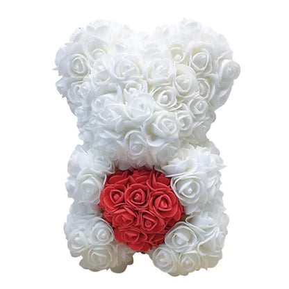 Floral Embrace Rose Teddy - a unique and charming gift