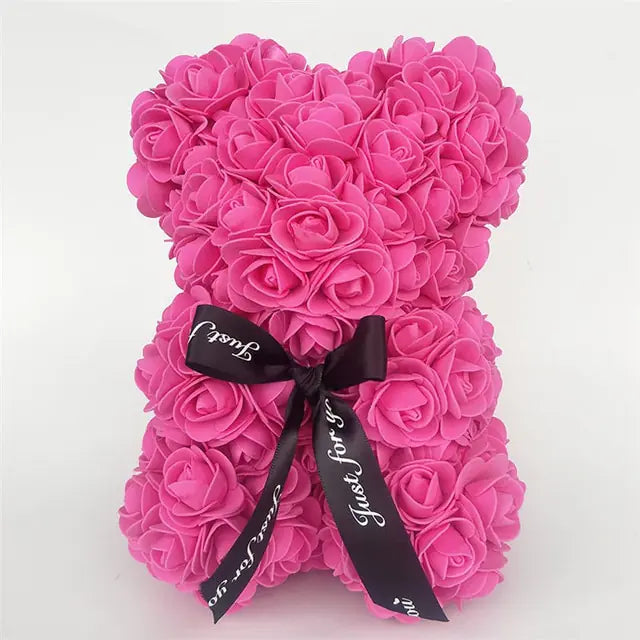 Floral Embrace Rose Teddy - a unique and charming gift