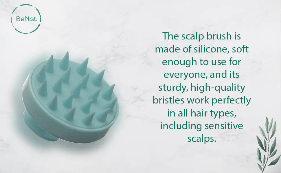 Gentle and effective scalp massager for relaxation