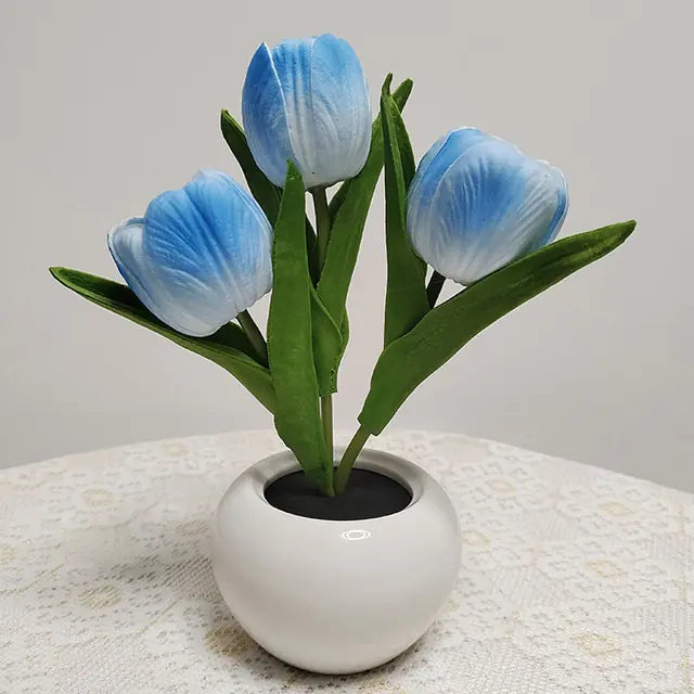 Romantic LED tulip night light for bedroom