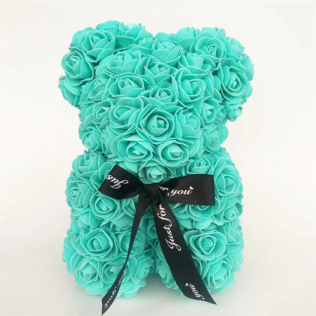 Floral Embrace Rose Teddy - a unique and charming gift