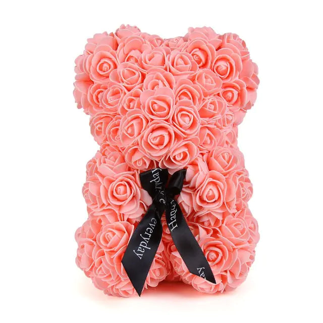 Floral Embrace Rose Teddy - a unique and charming gift