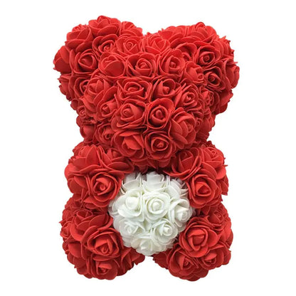 Floral Embrace Rose Teddy - a unique and charming gift