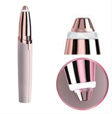 Electric eyebrow epilator for precise and painless hair removal