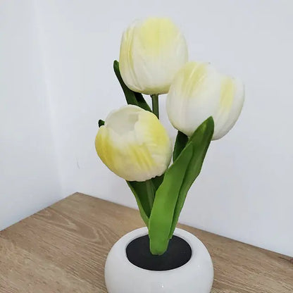 Romantic LED tulip night light for bedroom