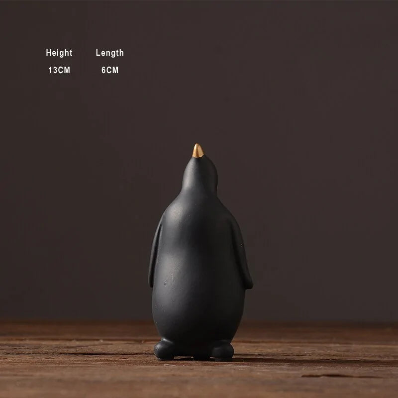 Adorable penguin figurine for charming home decor