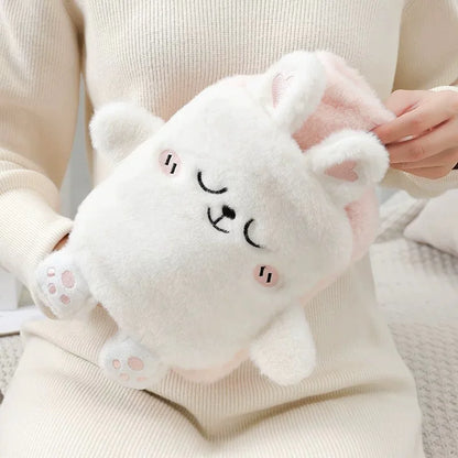 Cute plush hot water bag for warmth and comfort