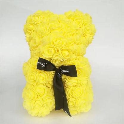 Floral Embrace Rose Teddy - a unique and charming gift