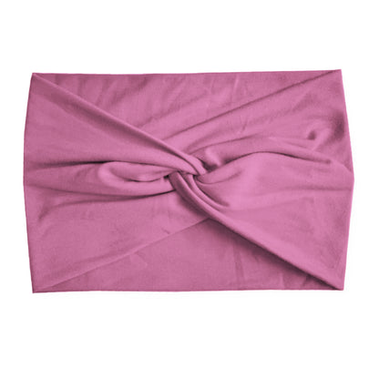 Fashion Women's Wide-brimmed Stretch Fabric Craft Cross Hair Band