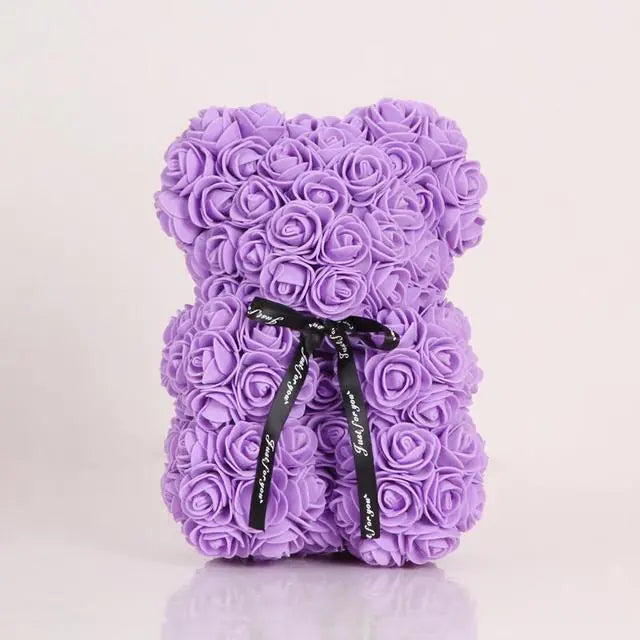 Floral Embrace Rose Teddy - a unique and charming gift