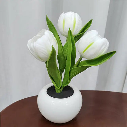 Romantic LED tulip night light for bedroom