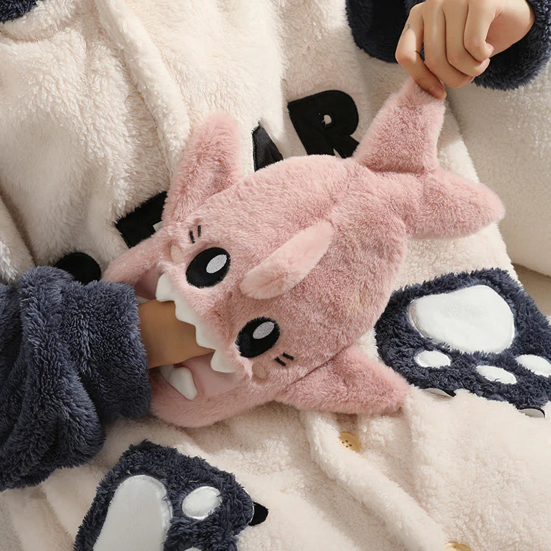 Cute plush hot water bag for warmth and comfort