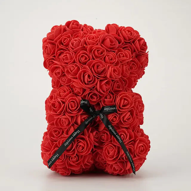 Floral Embrace Rose Teddy - a unique and charming gift