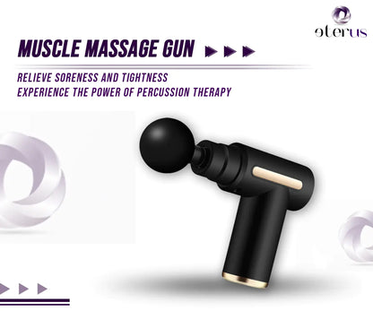 Compact muscle massager gun for full body relaxation