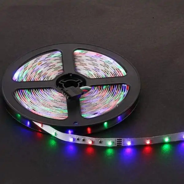 Adjustable brightness LED strips for indoor spaces