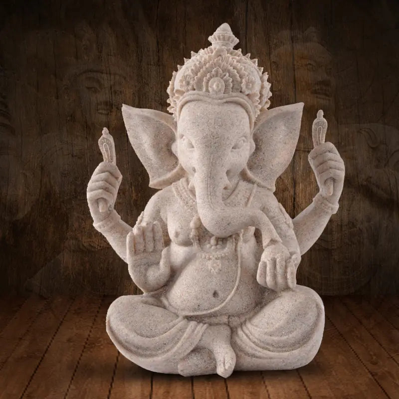 Intricate Fengshui Buddha sculpture for peaceful home atmosphere